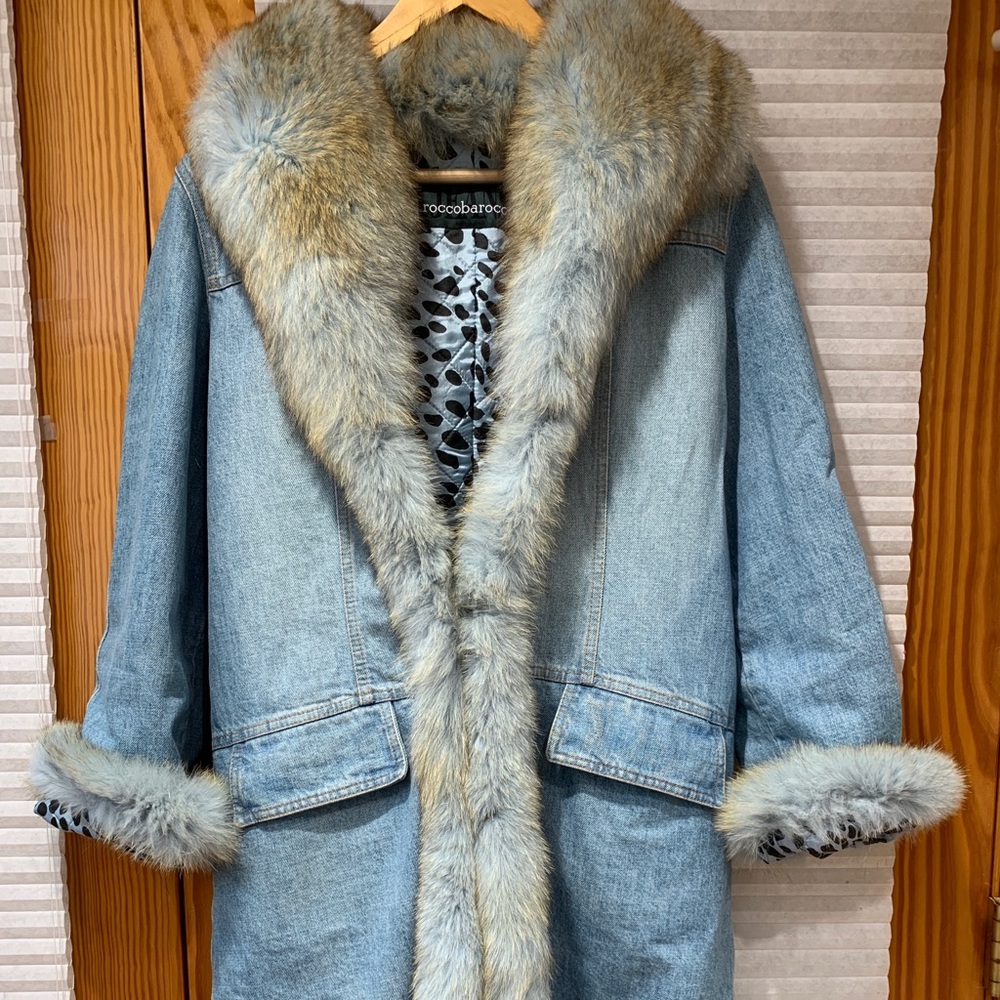 Roccobarocco furtrim dnm coat qltd ling m/inItaly
